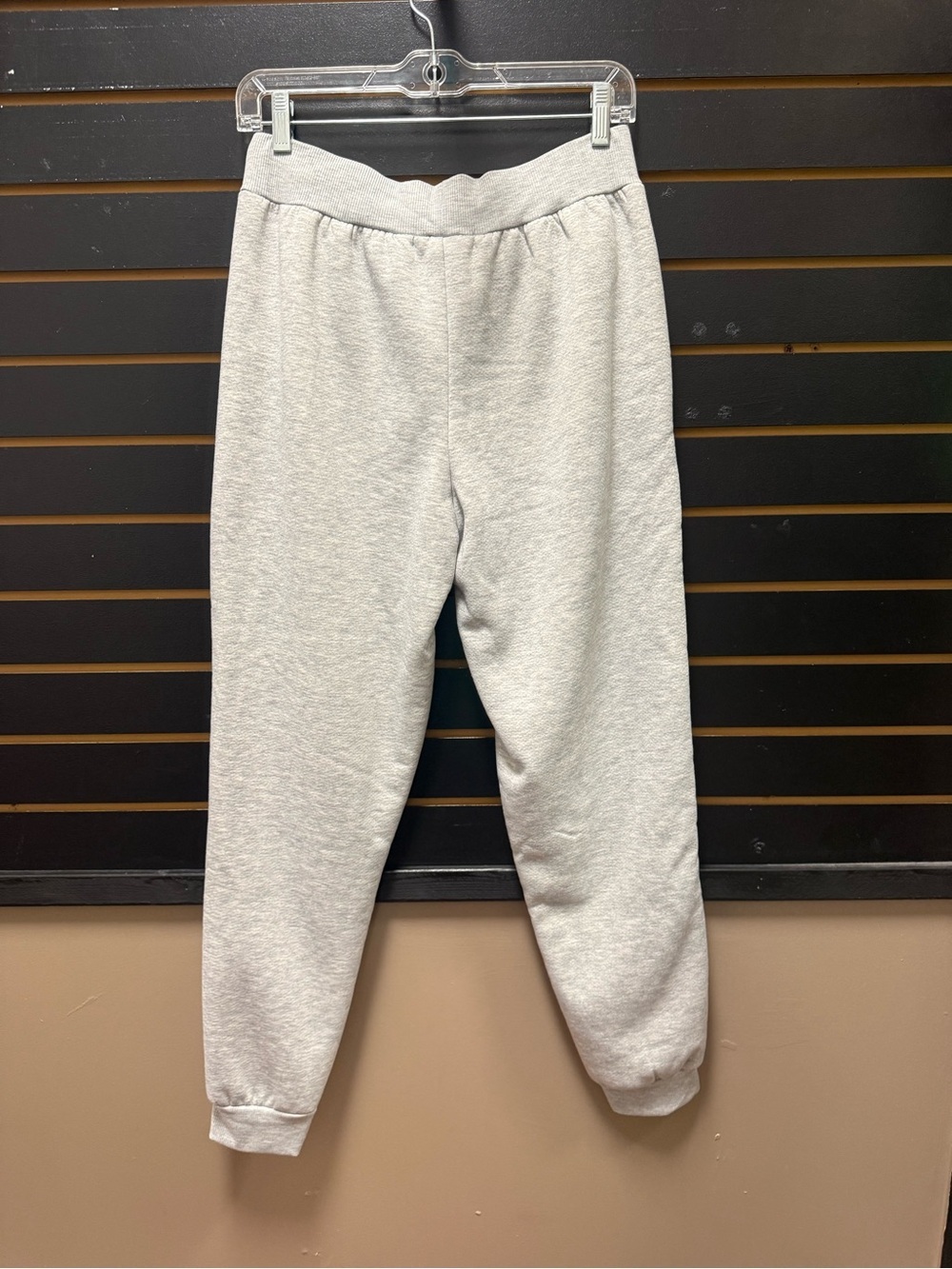 NWT Crave Fame Gray Sherpa Lined Jogger Sweatpants Medium - Picture 4 of 5